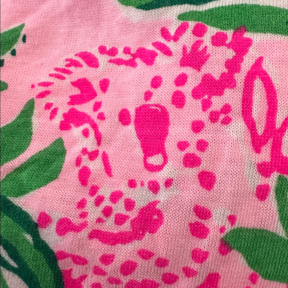 NWOT Lilly Pulitzer Sz L Hayes Dress Conch Shell Pink Koala La La - Picture 8 of 9